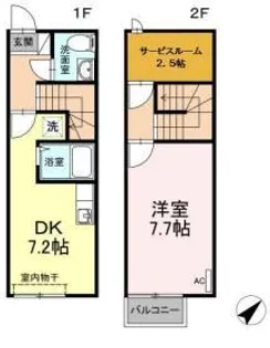 キューブ吉原の間取り
