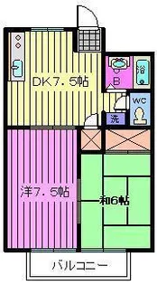 ソシアルマンション榎本【2階】の間取り