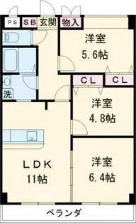 シルクロード【4階】の間取り