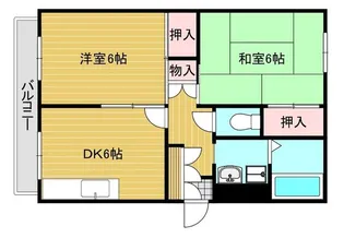 由木ハウス【1】【1階】の間取り