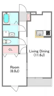 GRACE HIRAYAMA B【1階】の間取り