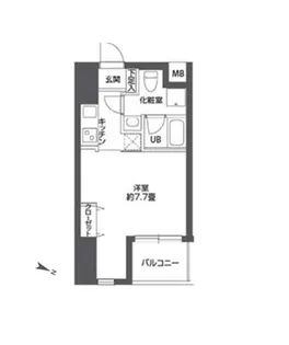 ニューシティアパートメンツ南千住【5階】の間取り