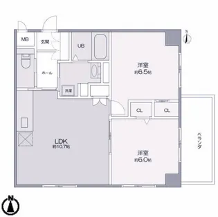 ガーディアン白金【8階】の間取り