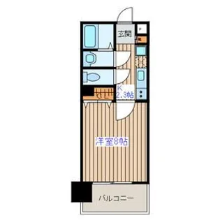 1Kの間取り画像