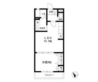 Sepia Court F【2階】の間取り
