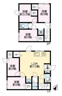 東京都目黒区祐天寺1【一戸建】の間取り