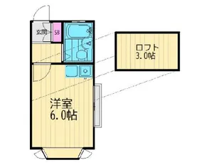 メゾンドブルージュ【2階】の間取り
