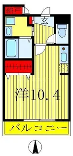 ラグナ ステュディオ【1階】の間取り