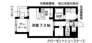エスト日比野【4階】の間取り