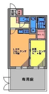 朝日リゾート【1階】の間取り