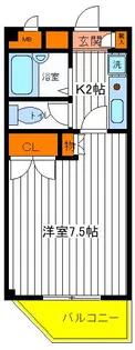 東京都日野市旭が丘1【マンション】の間取り