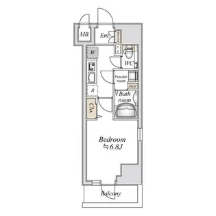 小田急伊勢原駅前マンション【8階】の間取り