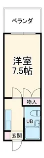 二光ハイツ【5階】の間取り