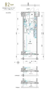 1Kの間取り画像