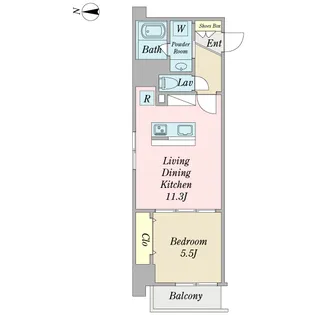 エム クレエ【8階】の間取り
