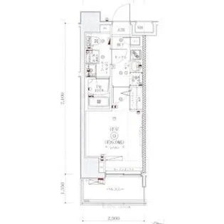 スプレター立石ステーションフロント【2階】の間取り