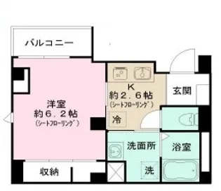 ルミナス コメ コート【2階】の間取り