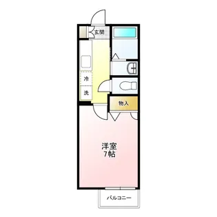 レスポワール【1階】の間取り