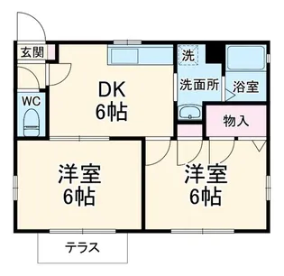 グリーンハイムH【1階】の間取り