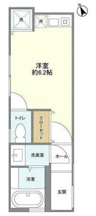 Kハウス白山【1階】の間取り