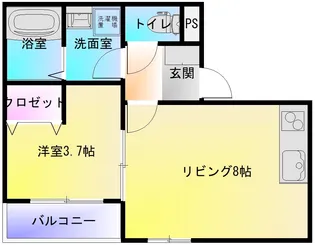 アンサー友井【1階】の間取り