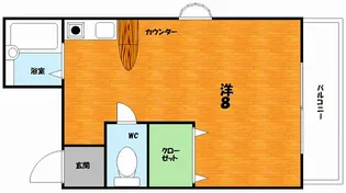 シャンテー中宮II【2階】の間取り