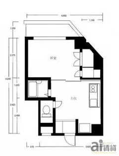 東京都府中市府中町1【アパート】の間取り