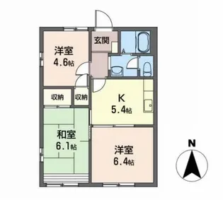 クアドリフォリオ【1階】の間取り