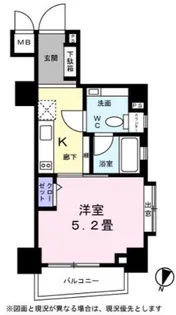 レジディア恵比寿III【4階】の間取り