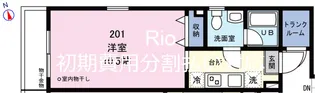 ボヌール東長崎【2階】の間取り