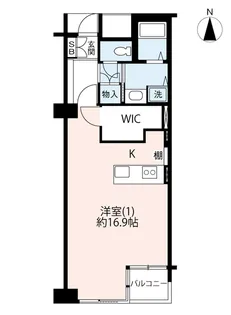 URコラム南青山【9階】の間取り