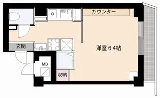 マインズ・コム南茨木【4階】の間取り