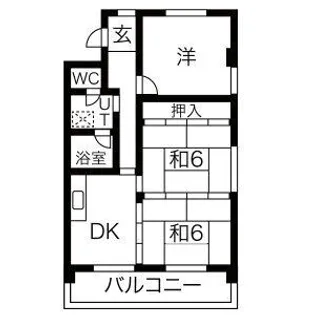 ビューパレー平針【3階】の間取り