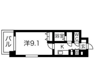 ショーブンあすと長町ビル【3階】の間取り