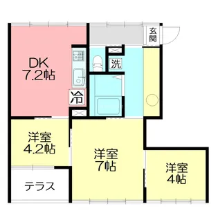 神奈川県藤沢市羽鳥5【アパート】の間取り