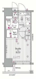 ガーラ・ヴィスタ横濱西口【6階】の間取り