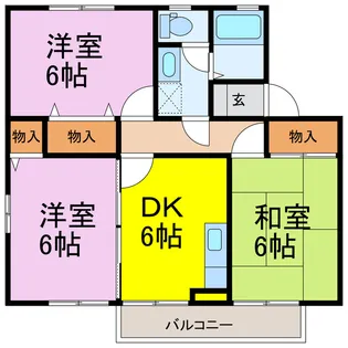 パークロイヤル【2階】の間取り