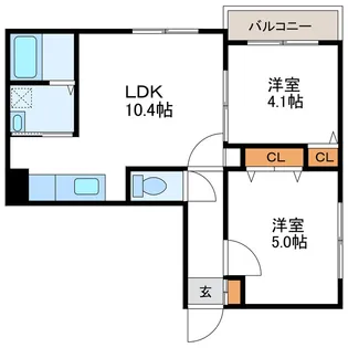 スプレンドール【4階】の間取り