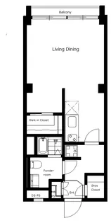 秀和外苑レジデンス【3階】の間取り