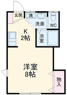 ホワイトスター【2階】の間取り