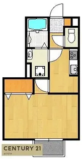 ソレーユ理科大前B棟【1階】の間取り