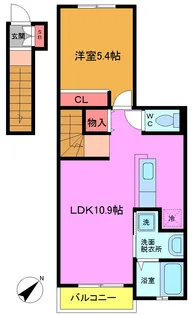 プロムナード貝塚公園IIの間取り