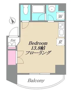 FirSt A虎ノ門【8階】の間取り