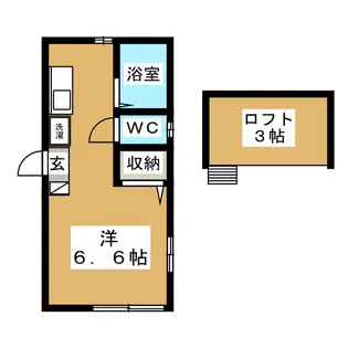 ポンデロッサ六角橋【2階】の間取り