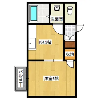 EXCEED【2階】の間取り