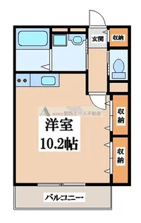 エントピア西堤【2階】の間取り