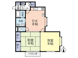 ローレンスパークA棟【1階】の間取り