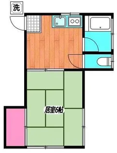 山口荘【1階】の間取り