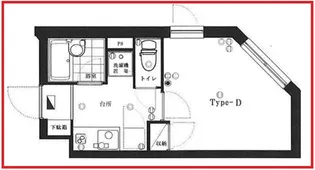 クルークアインス東陽町【1階】の間取り