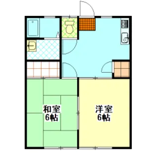 アニバーサリー【2階】の間取り